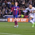 Mbappé y PSG fulminan al Barcelona en Liga de Campeones