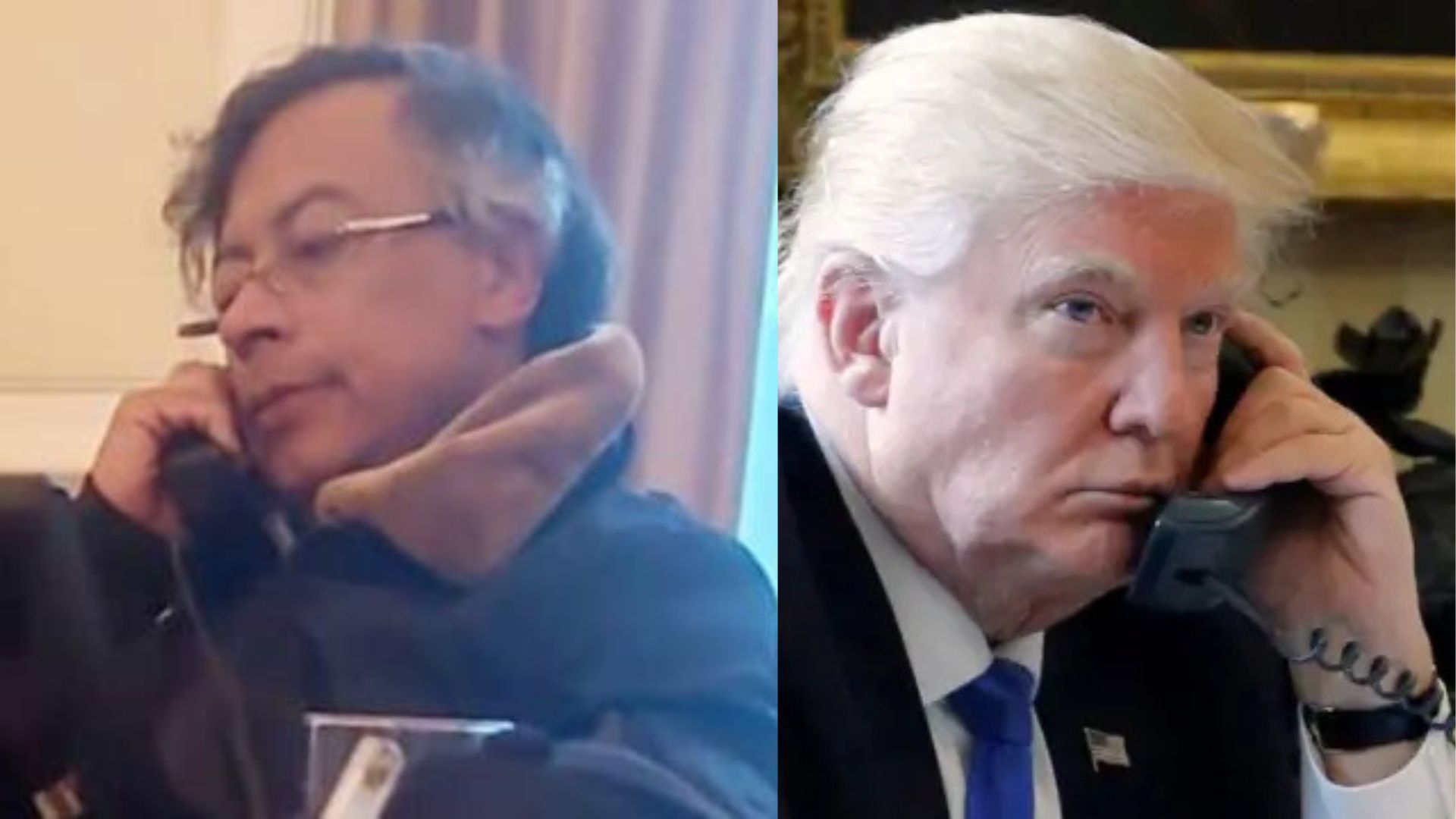Gustavo Petro y Donald Trump conversaron por teléfono