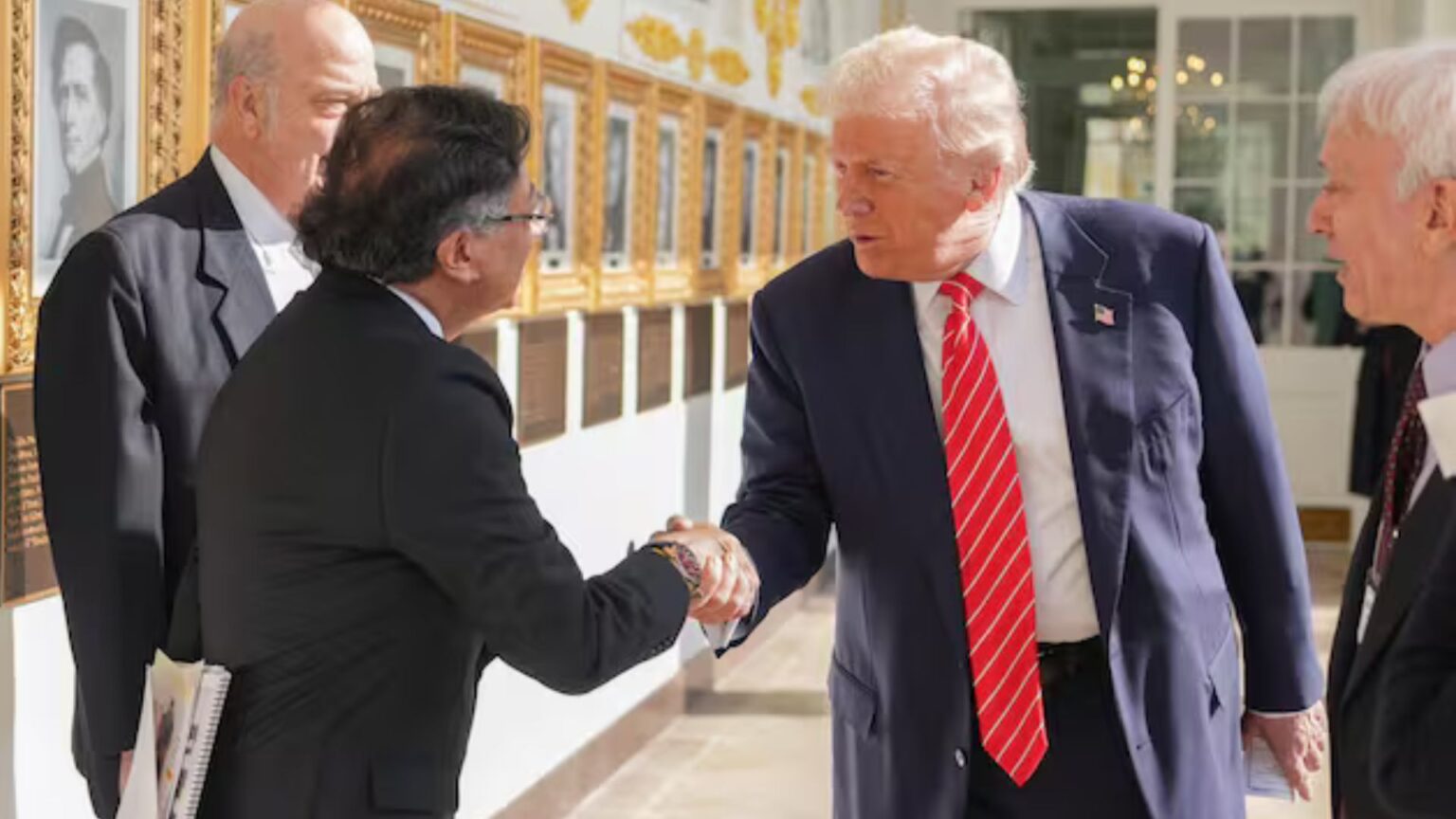 Avanza la reunión entre los presidentes Trump y Petro