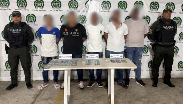 Capturados por extorsión