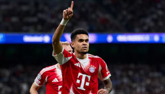 Luis Díaz con el Bayern Múnich