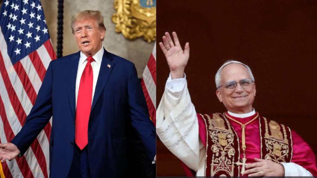 Donald Trump y el Papa León XIV