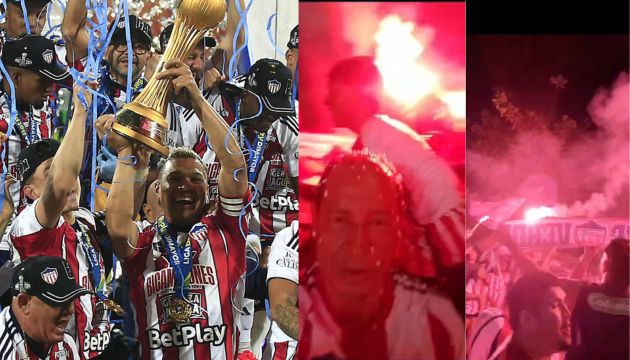 Celebraciones por el título 12 del Junior de Barranquilla