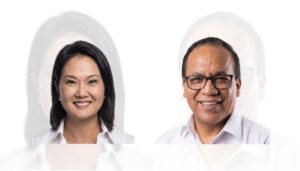 Keiko Fujimori y Roberto Sánchez