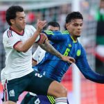 Colombia empató 1-1 con México en su primer partido tras el Mundial