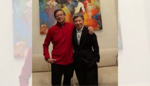 Gustavo Petro y Claudia López