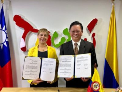 Taiwán y Colombia fortalecen la cooperación empresarial con la firma de un Memorando de Entendimiento