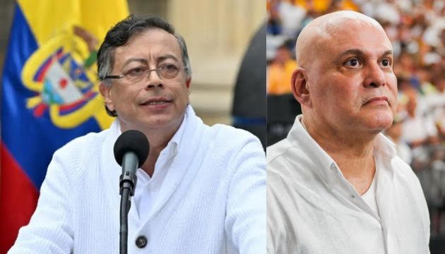 Gustavo Petro y Salvatore Mancuso